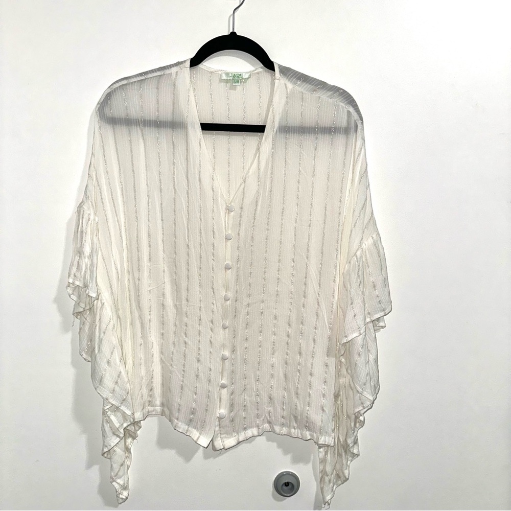 🌷5/$20 “Jade” Women’s Sheer Blouse